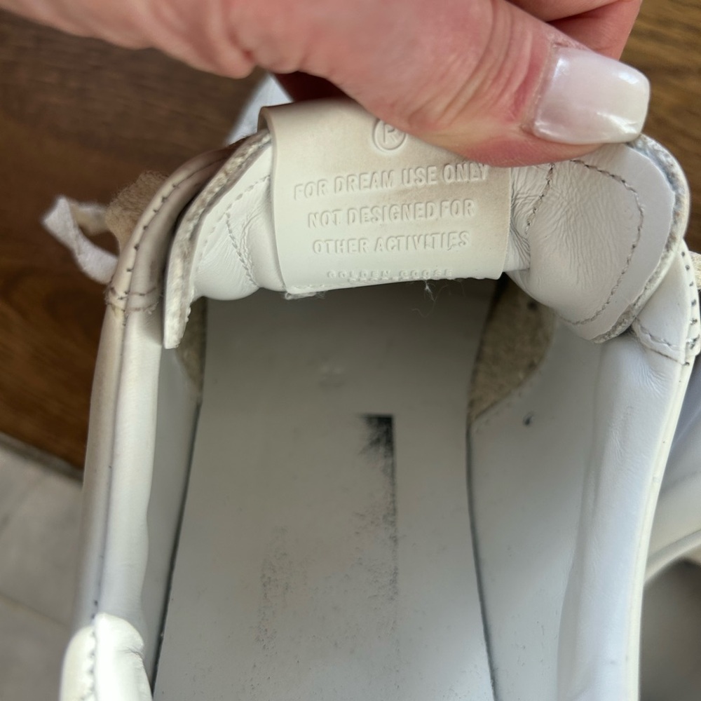 Golden Goose Women’s Purestar with white star and mirror-effect heel tab - Picture 2 of 4